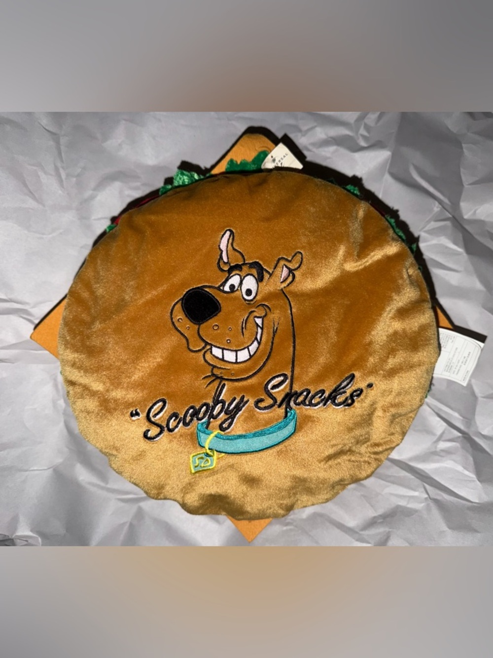 Scooby Doo Scooby Snacks Cheeseburger Plush With Tags 2004